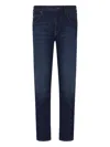 Emporio Armani Five-pocket Style Trouseres In Blue