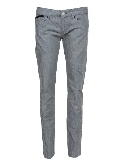 Pre-owned Emporio Armani Five-pockets Trousers In Grey