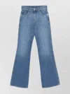 Emporio Armani Flared Denim Cotton Jeans With Belt Loops