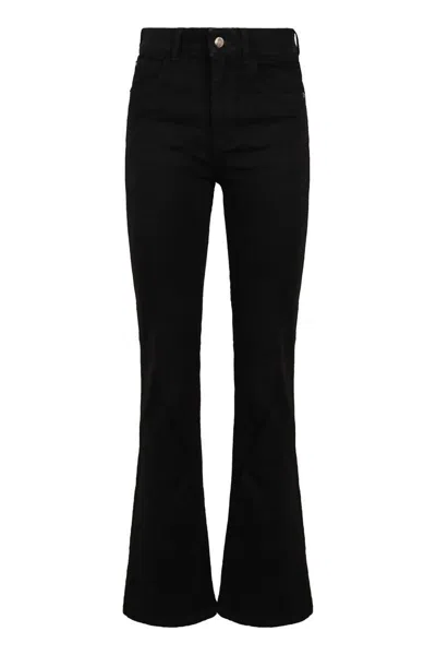 Emporio Armani Flared Jeans In Black