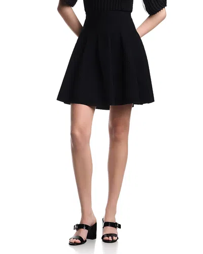 Emporio Armani Flared Skirt In Black
