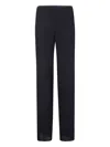 Emporio Armani Flat Belly Trouser In Black