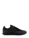 Emporio Armani Sneakers With Mesh Details In Black