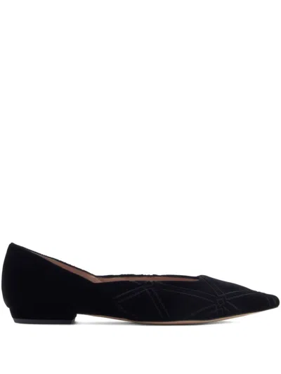 EMPORIO ARMANI FLAT SHOES BLACKS AND GREYS