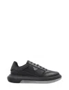 Emporio Armani Sneakers With Logo In Blue