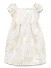 Emporio Armani Floral-motif Dress In Neutrals