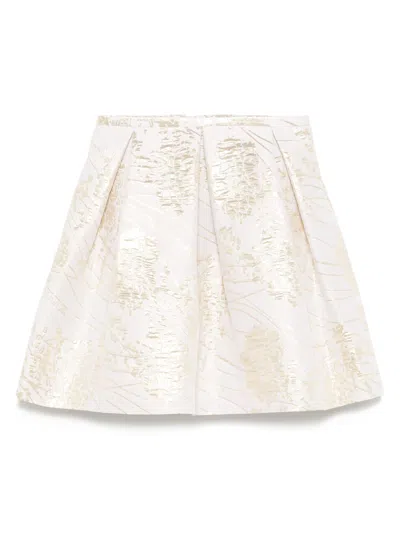 Emporio Armani Kids' Floral-motif Skirt In Multicolor