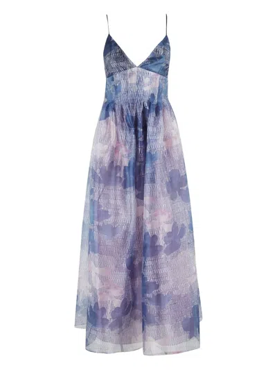 EMPORIO ARMANI FLORAL-PRINT DRESS