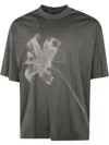 Emporio Armani Short-sleeved T-shirt In Grey
