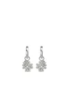 Emporio Armani Sterling Silver Hoop Earrings In Metallic