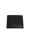 Emporio Armani Folding Wallet In Black