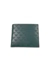 Emporio Armani Folding Wallet In Green