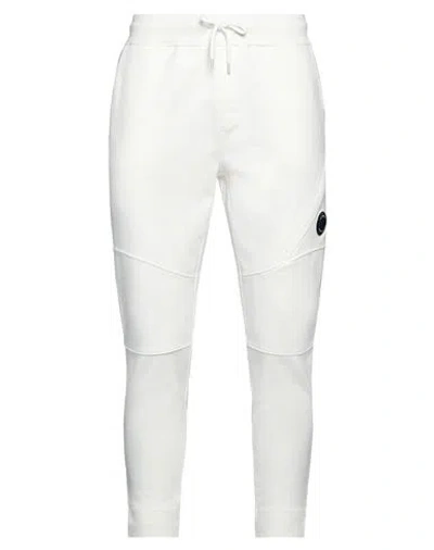 Emporio Armani For C. P. Company Man Pants Ivory Size Xxl Cotton In White