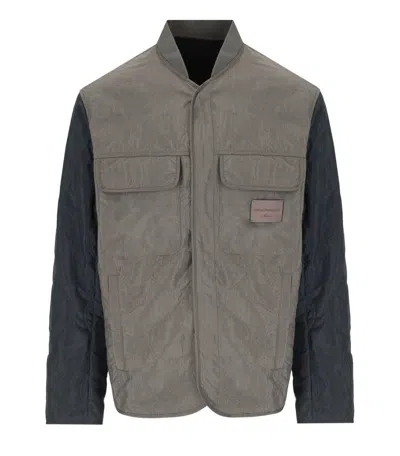 EMPORIO ARMANI EMPORIO ARMANI FOREST FOG NAVY BLUE JACKET