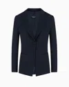 Emporio Armani Formal Jackets In Blue