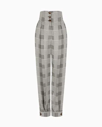 Emporio Armani Formal Trousers In Gray