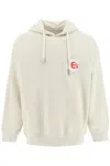 Emporio Armani 'freedom' Hoodie In Sand