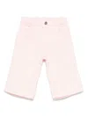Emporio Armani Fringe-detailed Jeans In Pink