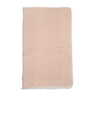Emporio Armani Fringed Scarf In Brown