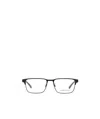 Emporio Armani Frosted Square Frame Flat Mirror In Gray
