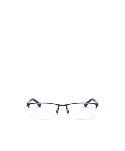 Emporio Armani Full Frame Plain Mirror In Blue