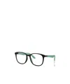 Emporio Armani Full Frame Plain Mirror In Green