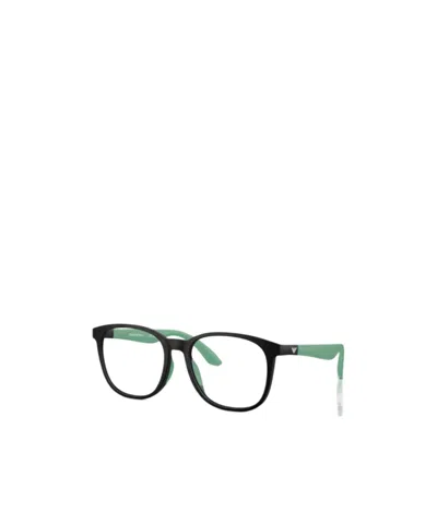 Emporio Armani Full Frame Plain Mirror In Green