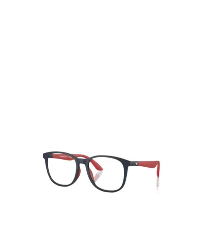 Emporio Armani Full Frame Plain Mirror In Black