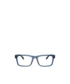 Emporio Armani Full Frame Plain Mirror In Blue