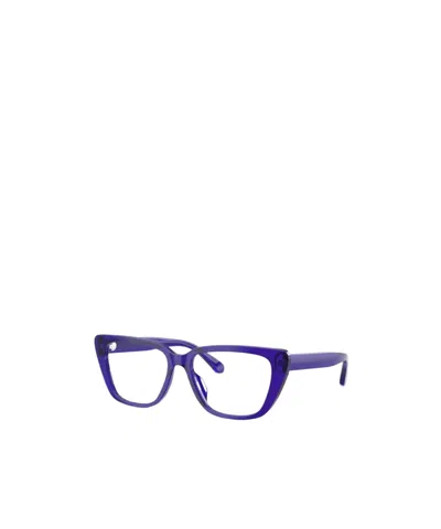 Emporio Armani Full Frame Plain Mirror In Purple