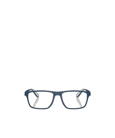 Emporio Armani Full Frame Plain Mirror In Blue