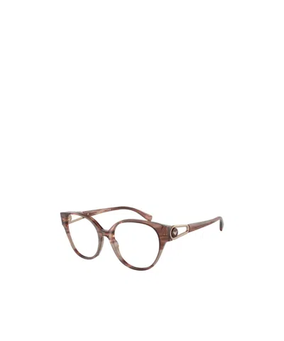 Emporio Armani Full Frame Plain Mirror In Brown
