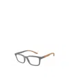 Emporio Armani Full Frame Plain Mirror In Gray