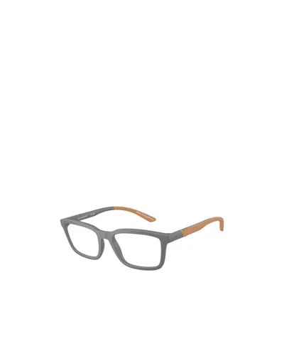 Emporio Armani Full Frame Plain Mirror In Gray