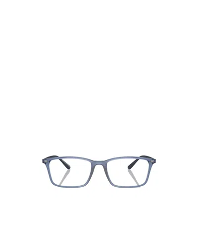 Emporio Armani Full Frame Plain Mirror In Gray