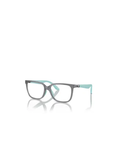 Emporio Armani Full Frame Plain Mirror In Gray