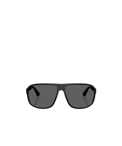 Emporio Armani Full Frame Sunglasses In Black