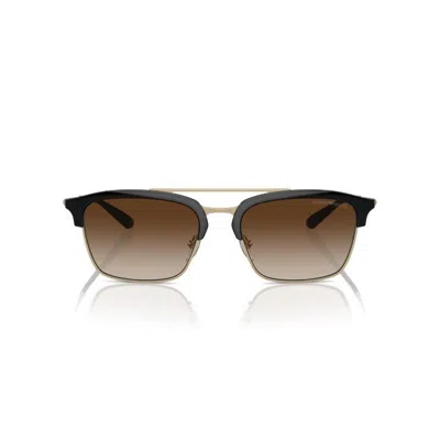 Emporio Armani Full Frame Sunglasses In Black