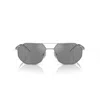 Emporio Armani Full Frame Sunglasses In Gray