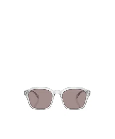 Emporio Armani Full Frame Sunglasses In Gray