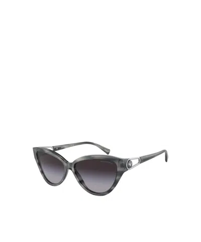 Emporio Armani Full Frame Sunglasses In Gray