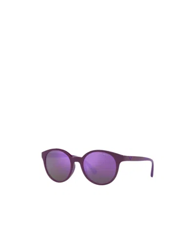 Emporio Armani Full Frame Sunglasses In Purple