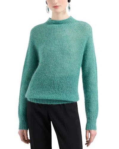 EMPORIO ARMANI FULL RIBBED HIGH NECK SWEATER