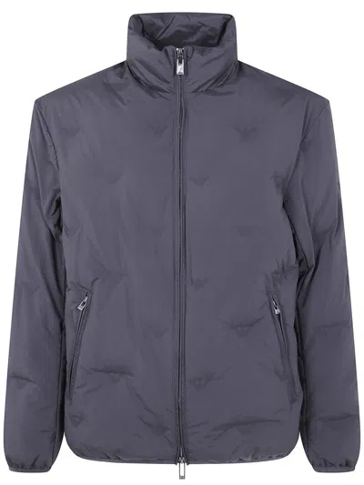 Emporio Armani Full Zip Bomber Jacket Clothing In Multi