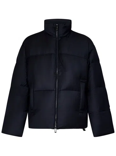 Emporio Armani Coats & Jackets In Navy