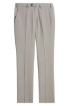 Emporio Armani G-line Flat Front Pants In Grey