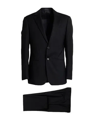 Emporio Armani G Line Man Suit Black Size 38 Virgin Wool
