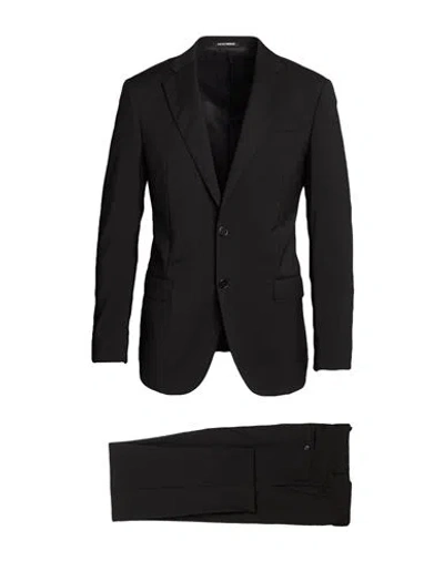 Emporio Armani G Line Man Suit Black Size 48 Virgin Wool