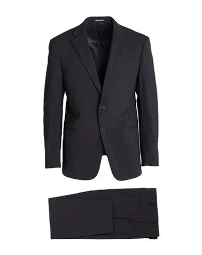 Emporio Armani G Line Man Suit Midnight Blue Size 48 Virgin Wool, Elastane