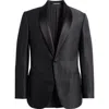 EMPORIO ARMANI EMPORIO ARMANI G-LINE SHAWL COLLAR WOOL BLEND TUXEDO JACKET